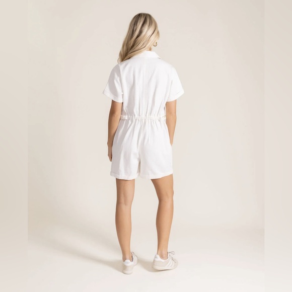 S’EDGE ALICIA ROMPER WHITE DENIM SZ XS - Picture 5 of 5